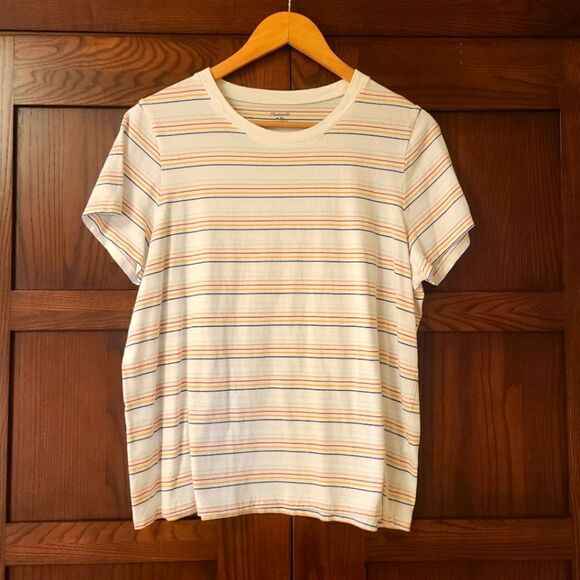 Madewell Northside Vintage Tee in Costillo Stripe Lighthouse - Picture 2 of 7